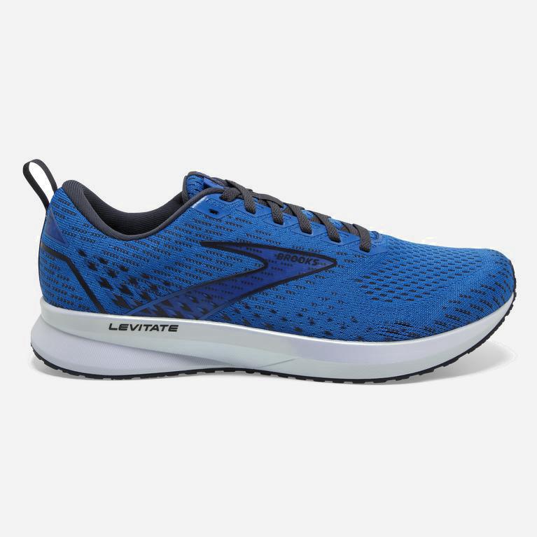 Brooks Levitate 5 Mens Road Running Shoes - Blue/India Ink/White - Philippines (947518UEO)